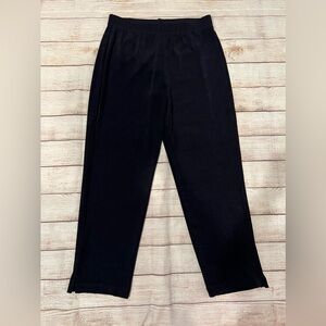 Chico's Travelers Blue Spandex Stretchy Waist pants Chicos Size 1 Short/US 8